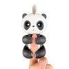 New Finger Baby Monkey interactive - Happy Panda Black - FingersMonkeysShop