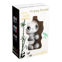New Finger Baby Monkey interactive - Happy Panda Gray - FingersMonkeysShop